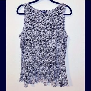 Express dot print baby doll tank - Large